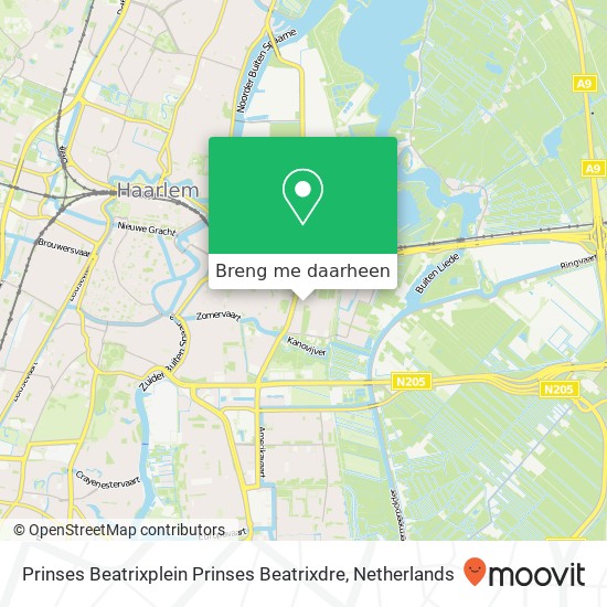 Prinses Beatrixplein Prinses Beatrixdre kaart