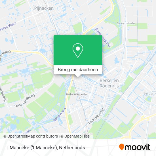 T Manneke ('t Manneke) kaart