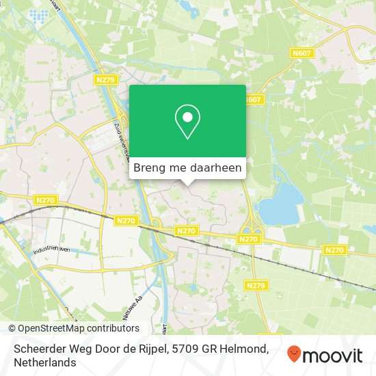 Scheerder Weg Door de Rijpel, 5709 GR Helmond kaart