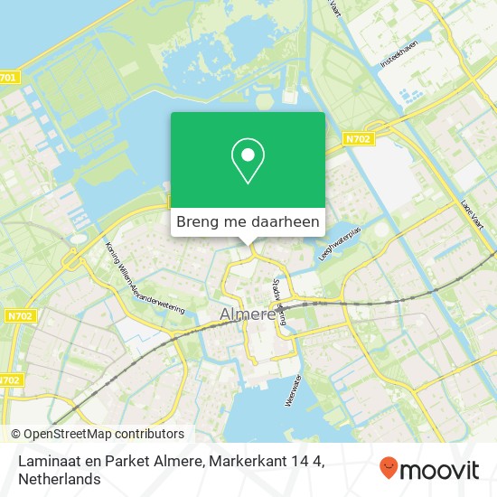 Laminaat en Parket Almere, Markerkant 14 4 kaart