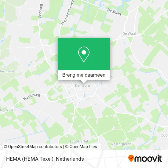 HEMA (HEMA Texel) kaart