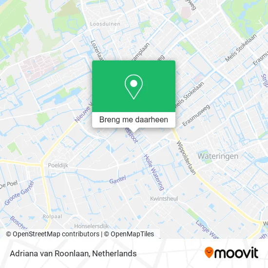 Adriana van Roonlaan kaart