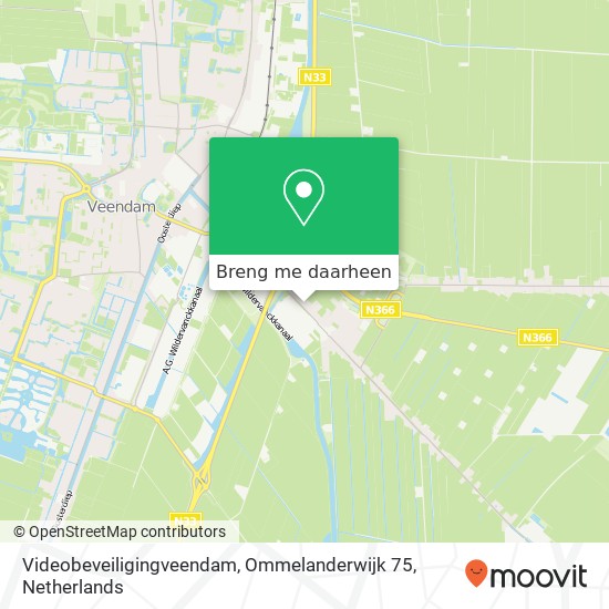 Videobeveiligingveendam, Ommelanderwijk 75 kaart