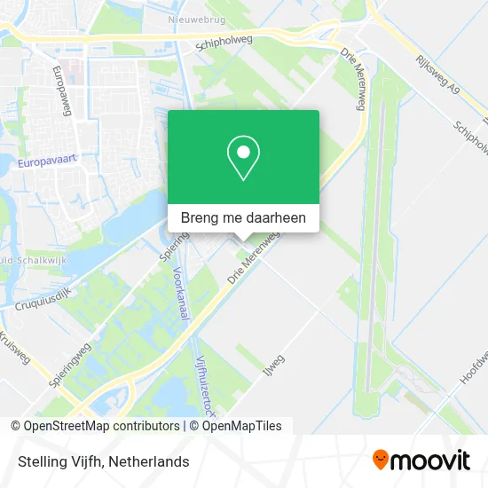 Stelling Vijfh kaart