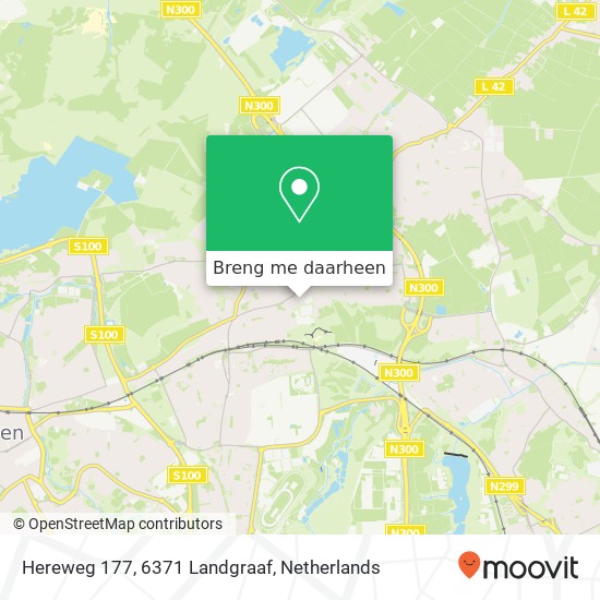 Hereweg 177, 6371 Landgraaf kaart