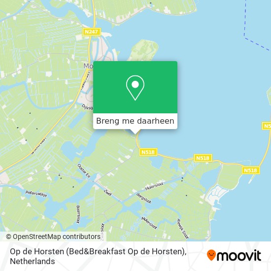 Op de Horsten (Bed&Breakfast Op de Horsten) kaart