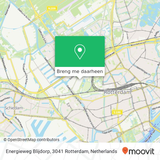 Energieweg Blijdorp, 3041 Rotterdam kaart