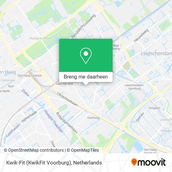 Kwik-Fit (KwikFit Voorburg) kaart