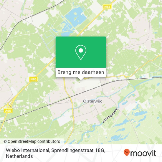 Wiebo International, Sprendlingenstraat 18G kaart