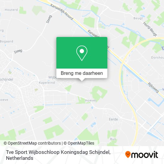 Tve Sport Wijboschloop Koningsdag Schijndel kaart
