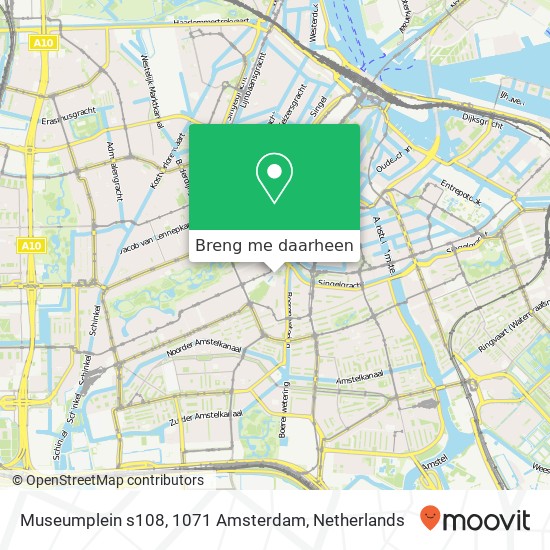 Museumplein s108, 1071 Amsterdam kaart