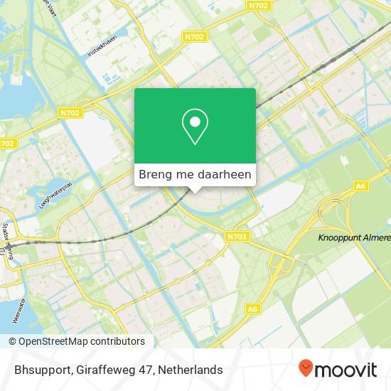 Bhsupport, Giraffeweg 47 kaart