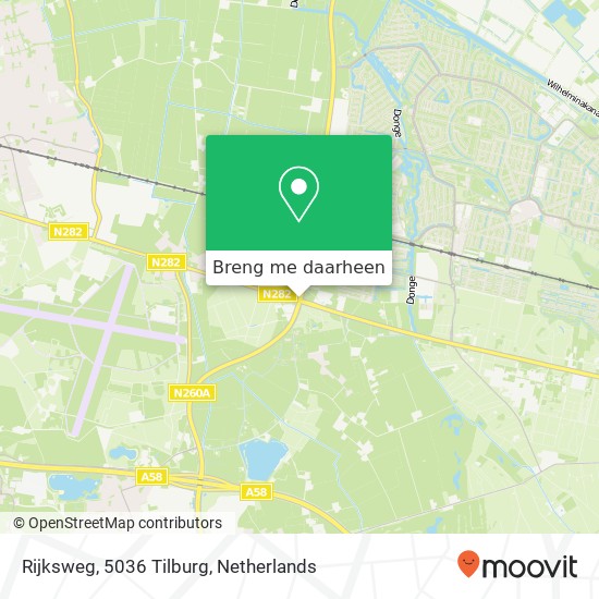 Rijksweg, 5036 Tilburg kaart