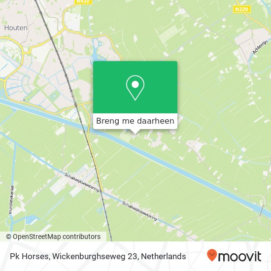 Pk Horses, Wickenburghseweg 23 kaart