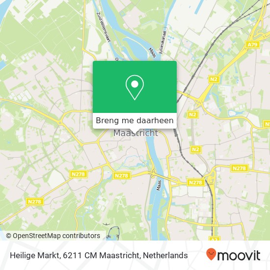 Heilige Markt, 6211 CM Maastricht kaart