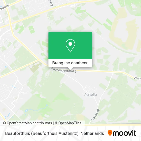 Beauforthuis (Beauforthuis Austerlitz) kaart