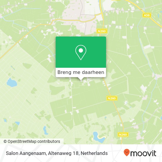 Salon Aangenaam, Altenaweg 18 kaart