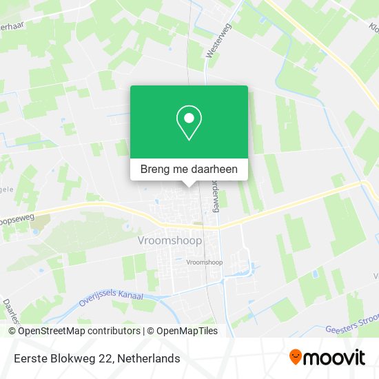 Eerste Blokweg 22 kaart