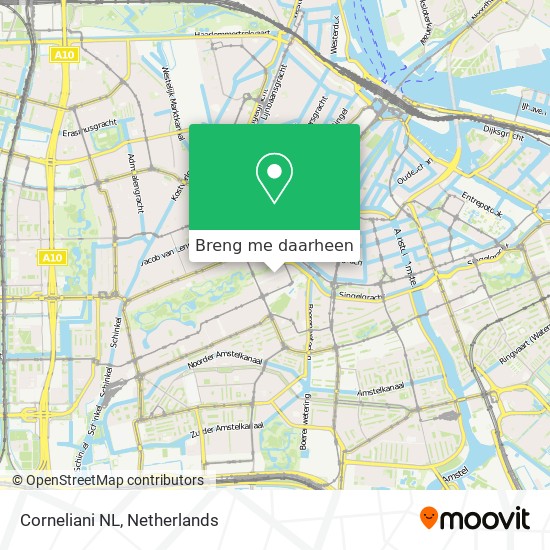 Corneliani NL kaart