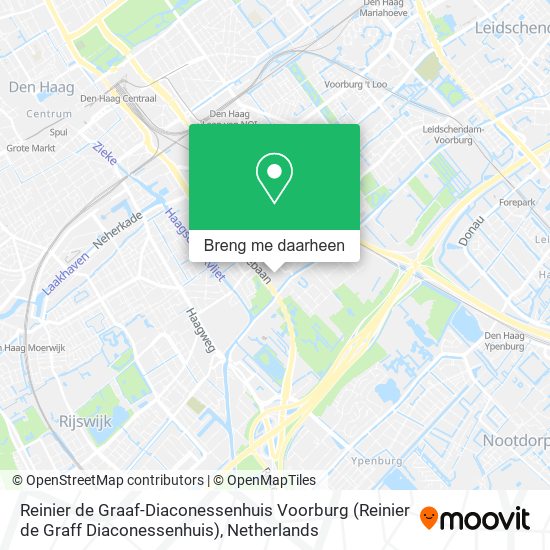 Reinier de Graaf-Diaconessenhuis Voorburg (Reinier de Graff Diaconessenhuis) kaart