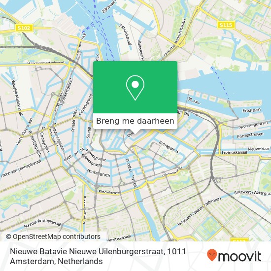 Nieuwe Batavie Nieuwe Uilenburgerstraat, 1011 Amsterdam kaart