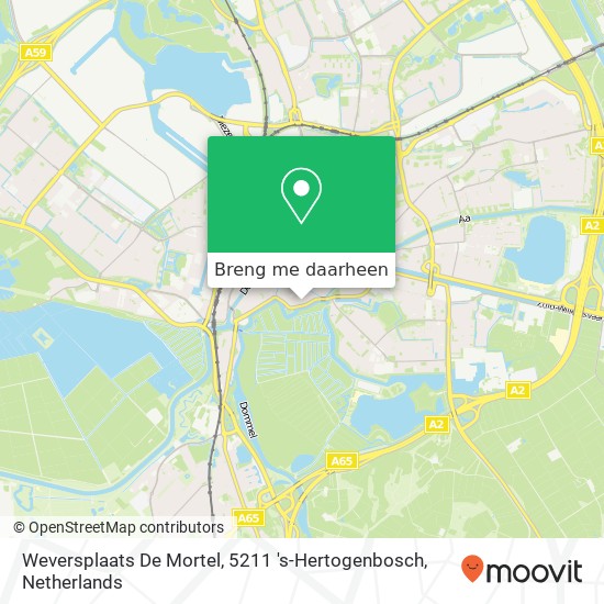 Weversplaats De Mortel, 5211 's-Hertogenbosch kaart