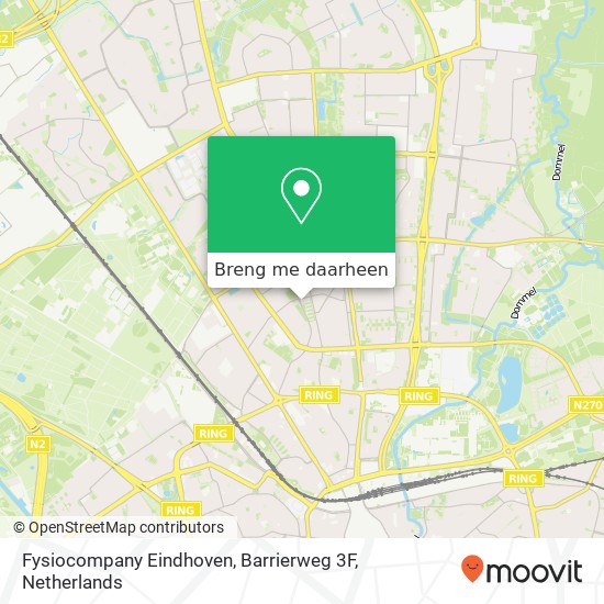 Fysiocompany Eindhoven, Barrierweg 3F kaart