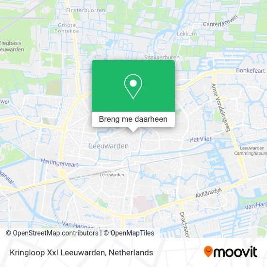 Kringloop Xxl Leeuwarden kaart