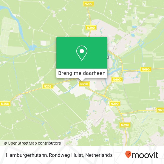 Hamburgerhutann, Rondweg Hulst kaart