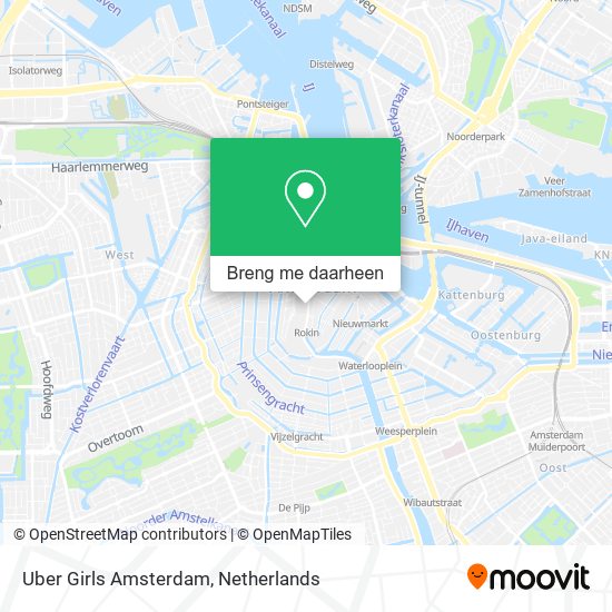 Uber Girls Amsterdam kaart