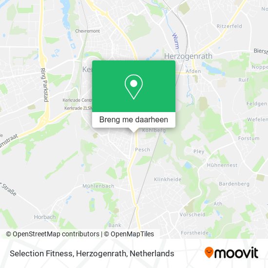 Selection Fitness, Herzogenrath kaart