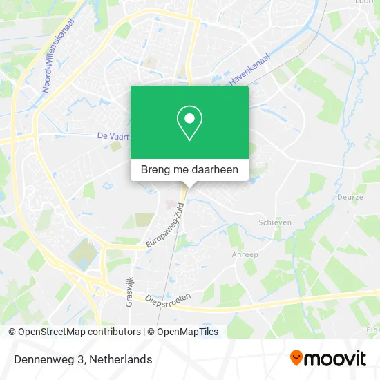 Dennenweg 3 kaart