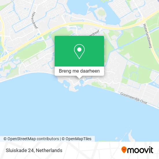 Sluiskade 24 kaart