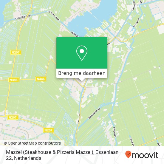 Mazzel (Steakhouse & Pizzeria Mazzel), Essenlaan 22 kaart