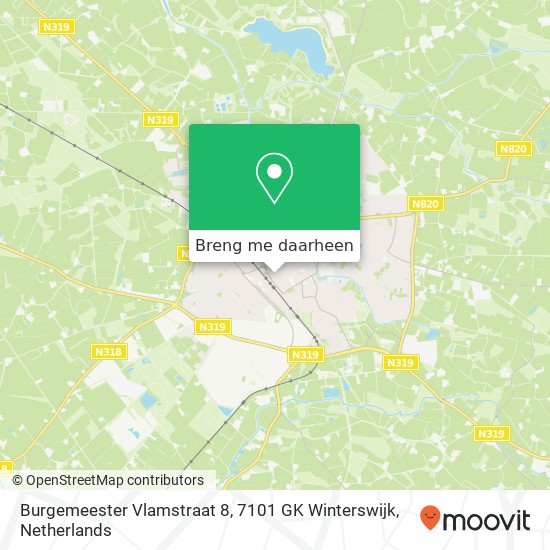Burgemeester Vlamstraat 8, 7101 GK Winterswijk kaart