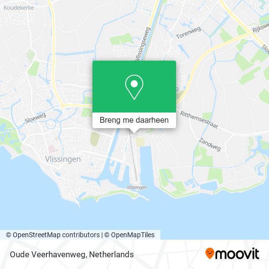 Oude Veerhavenweg kaart