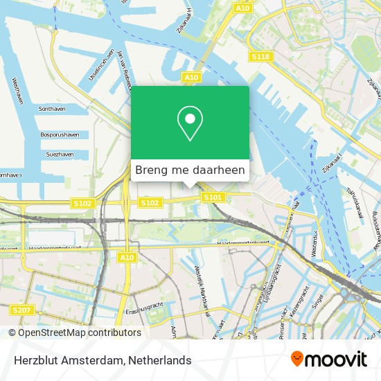 Herzblut Amsterdam kaart