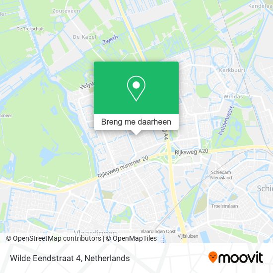 Wilde Eendstraat 4 kaart