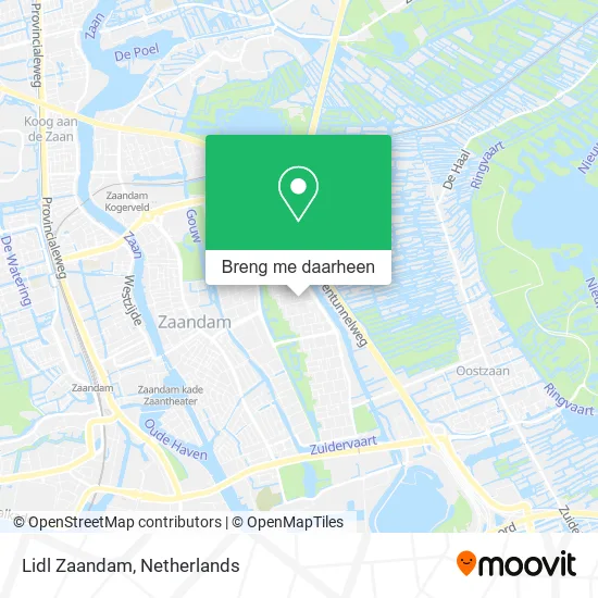 Lidl Zaandam kaart