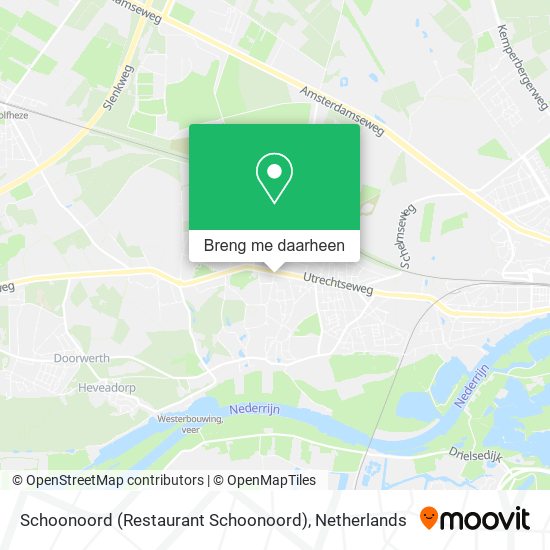 Schoonoord (Restaurant Schoonoord) kaart