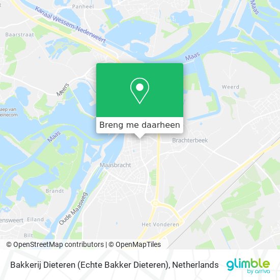 Bakkerij Dieteren (Echte Bakker Dieteren) kaart