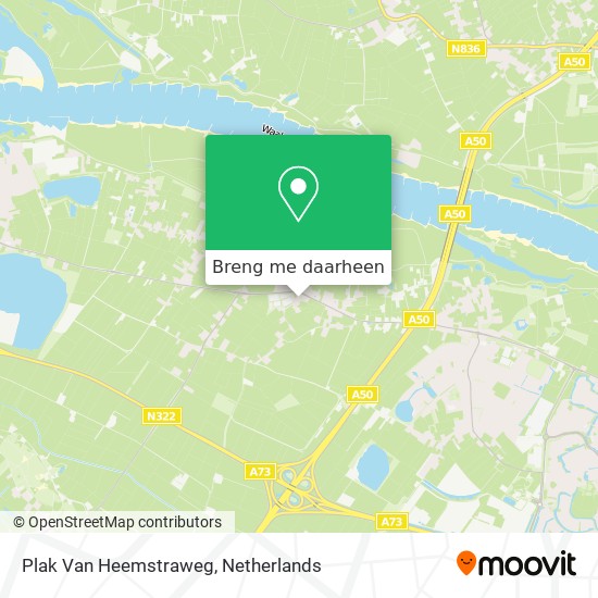 Plak Van Heemstraweg kaart