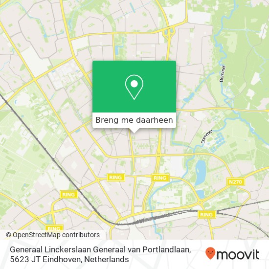 Generaal Linckerslaan Generaal van Portlandlaan, 5623 JT Eindhoven kaart