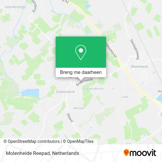 Molenheide Reepad kaart