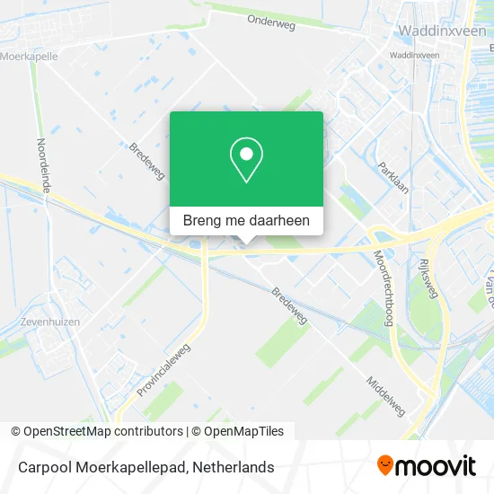 Carpool Moerkapellepad kaart