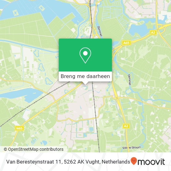 Van Beresteynstraat 11, 5262 AK Vught kaart