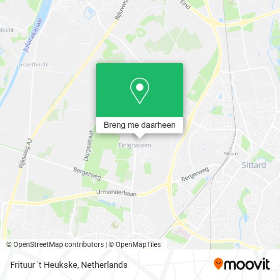 Frituur 't Heukske kaart