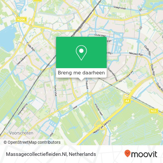 Massagecollectiefleiden.Nl kaart