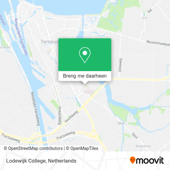 Lodewijk College kaart