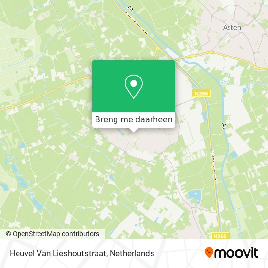 Heuvel Van Lieshoutstraat kaart